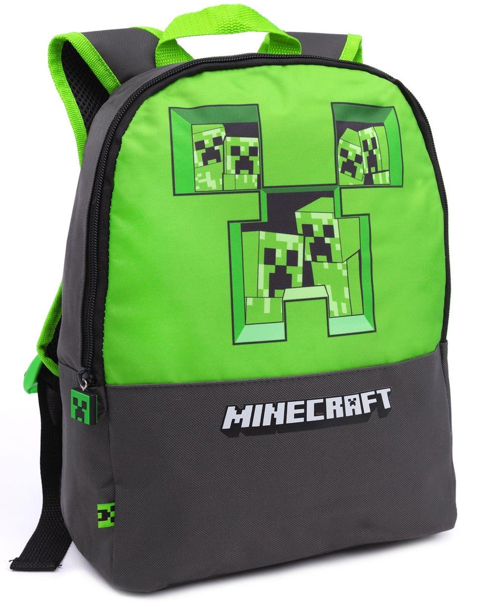 Minecraft Pixel Creeper Backpack