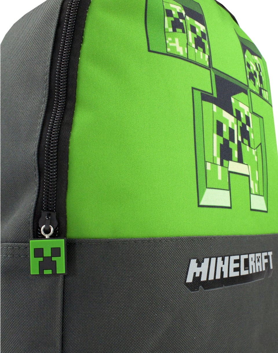 Minecraft Pixel Creeper Backpack