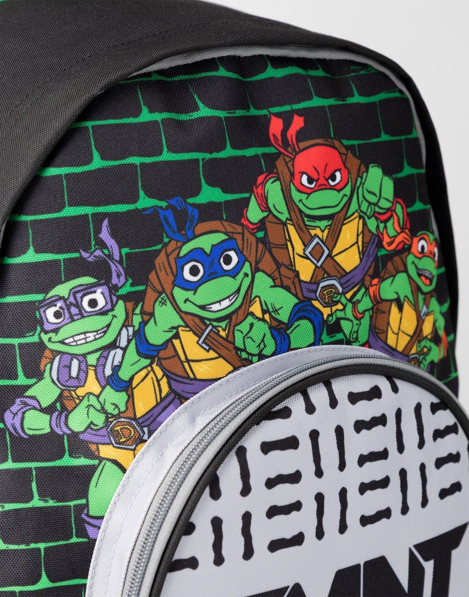 Teenage Mutant Ninja Turtles Sewers Pocket Kids Black Backpack