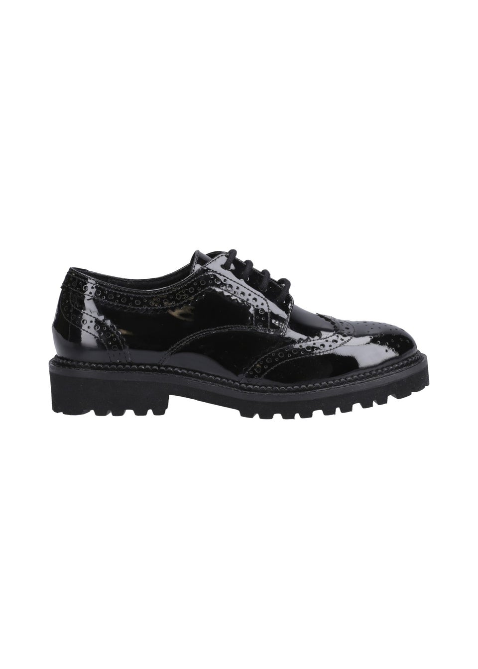 Hush Puppies Gabi Lace Up Patent Senior