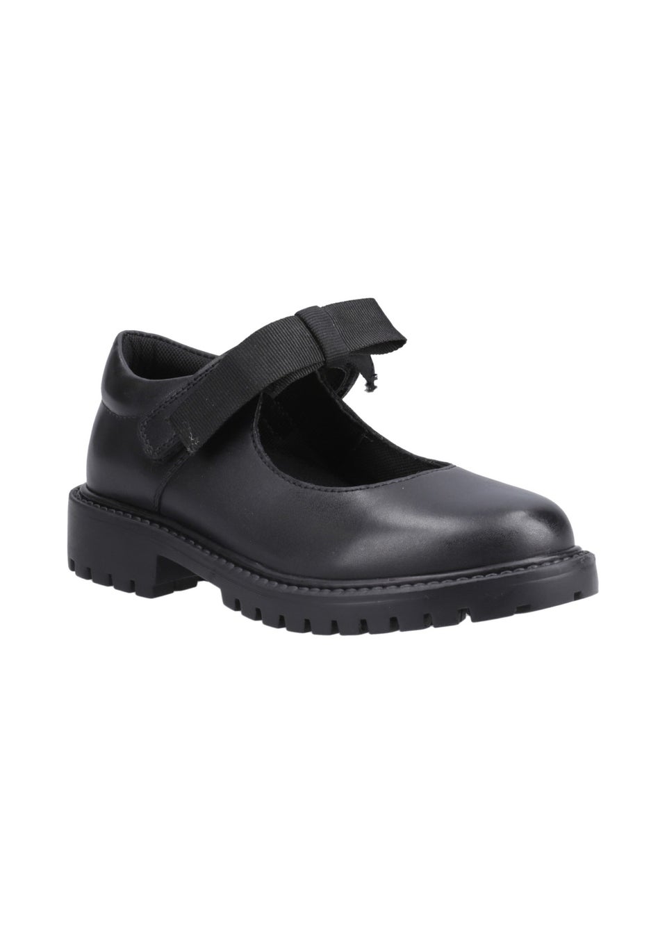Hush Puppies Black Astrid Bow Junior