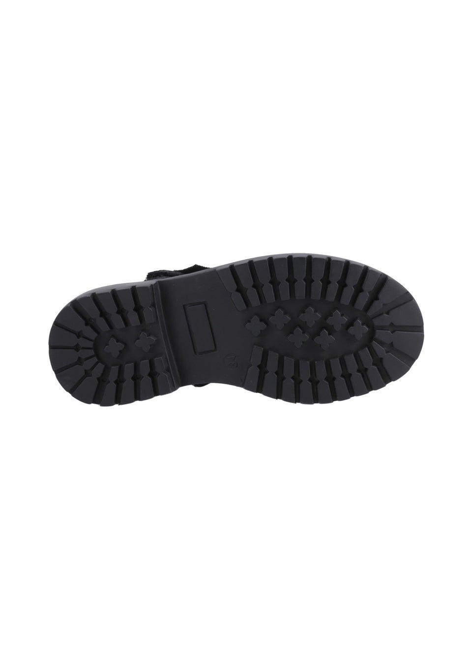 Hush Puppies Black Astrid Bow Senior