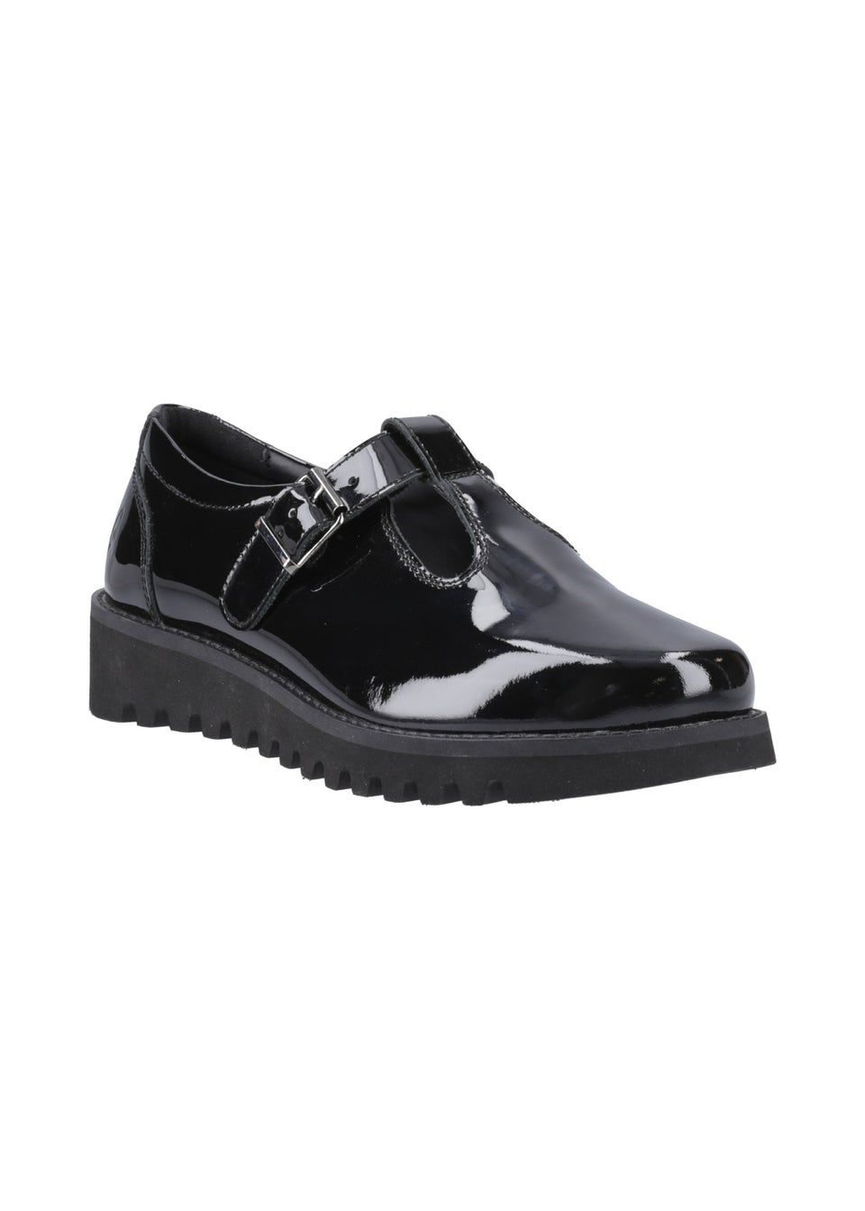 Hush Puppies Florrie T-Bar Patent Senior