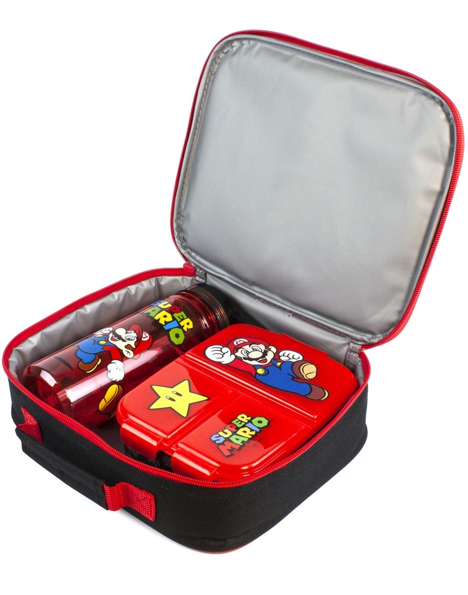 Nintendo Super Mario & Yoshi Lunch Bag Set