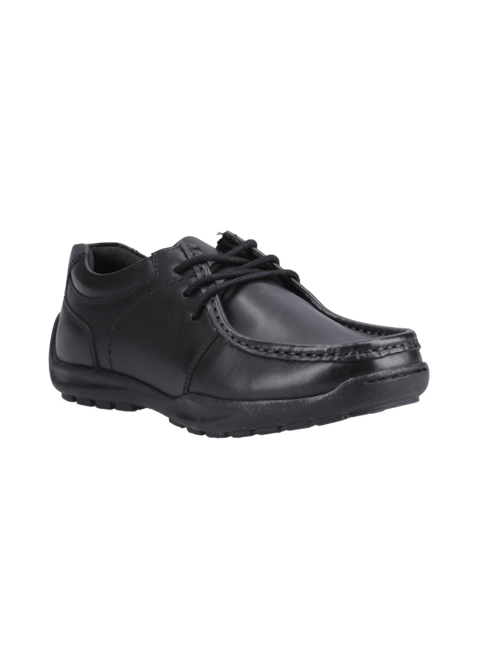 Hush Puppies Black Mackenzie Wallabee Junior