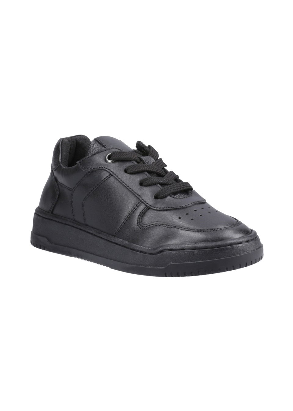 Hush Puppies Black Dougie Lace Senior