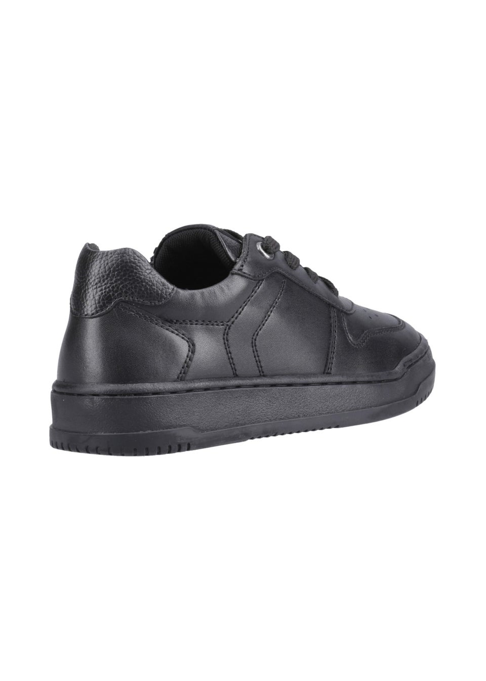 Hush Puppies Black Dougie Lace Senior