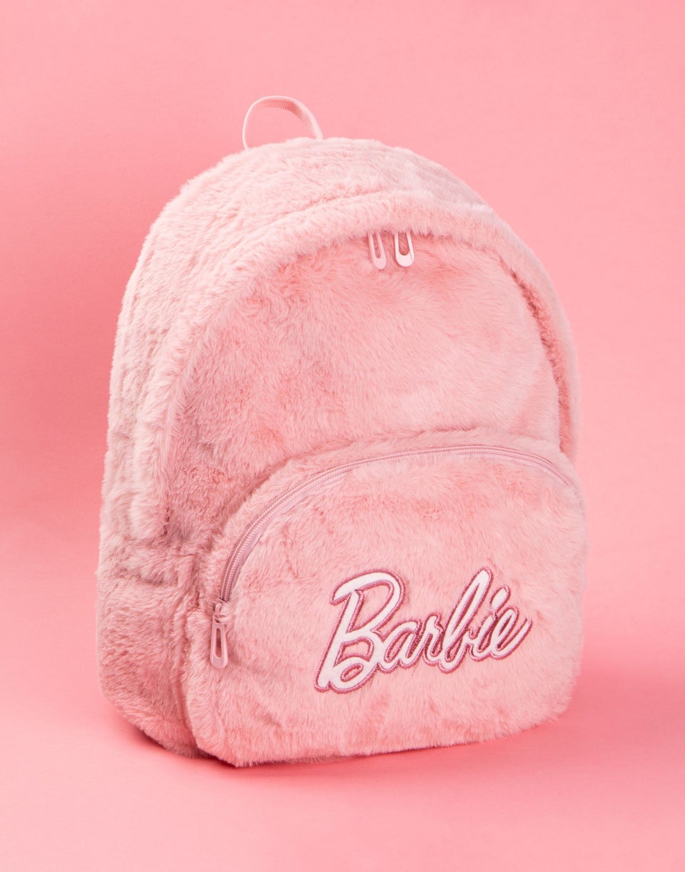 Barbie Pink Fur Adult Backpack