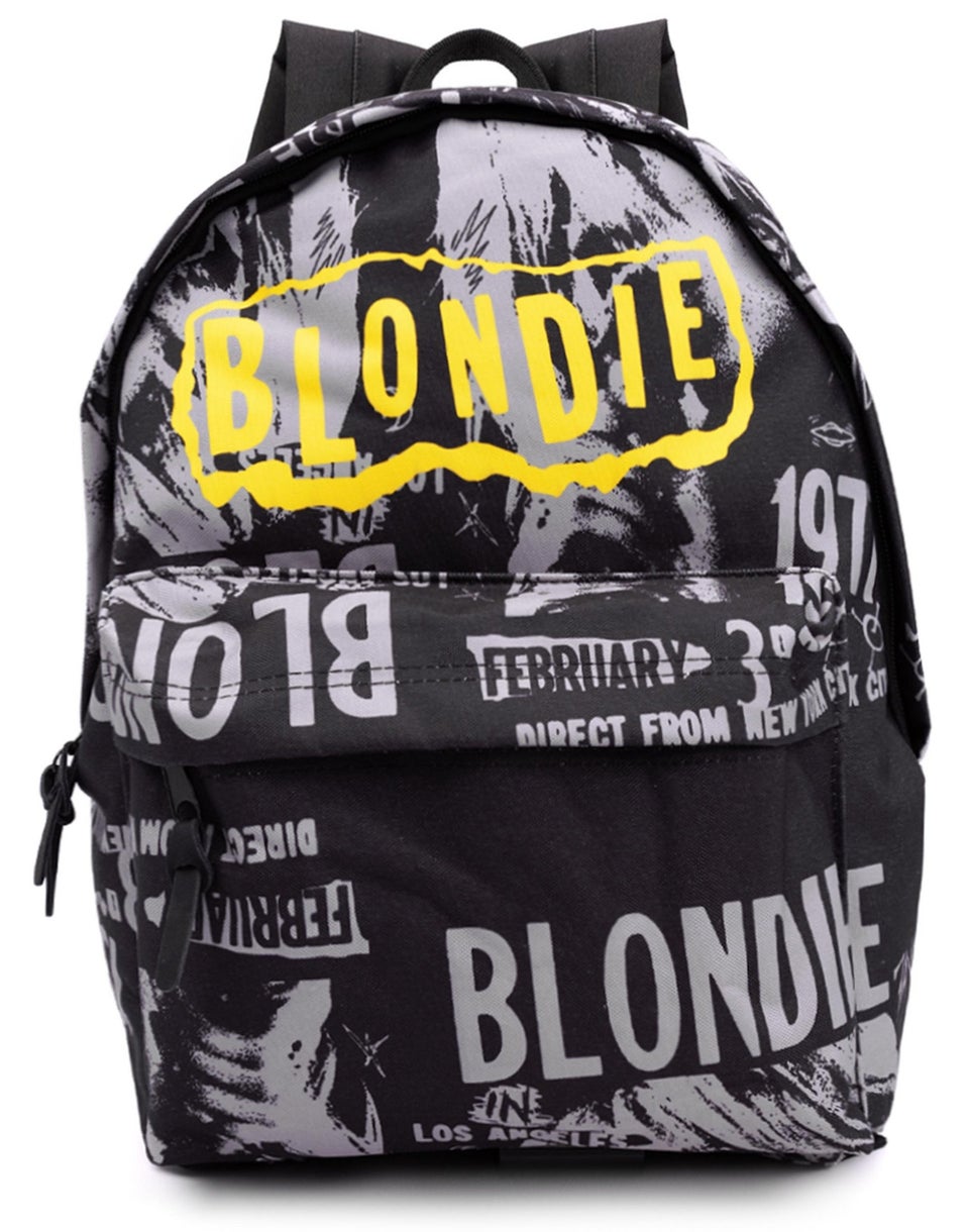 Blondie 1977 Band Poster Black Backpack