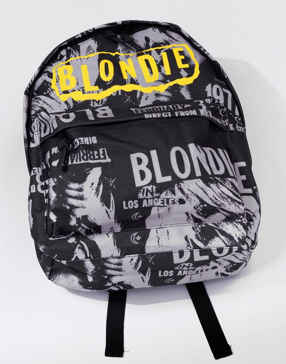 Blondie 1977 Band Poster Black Backpack