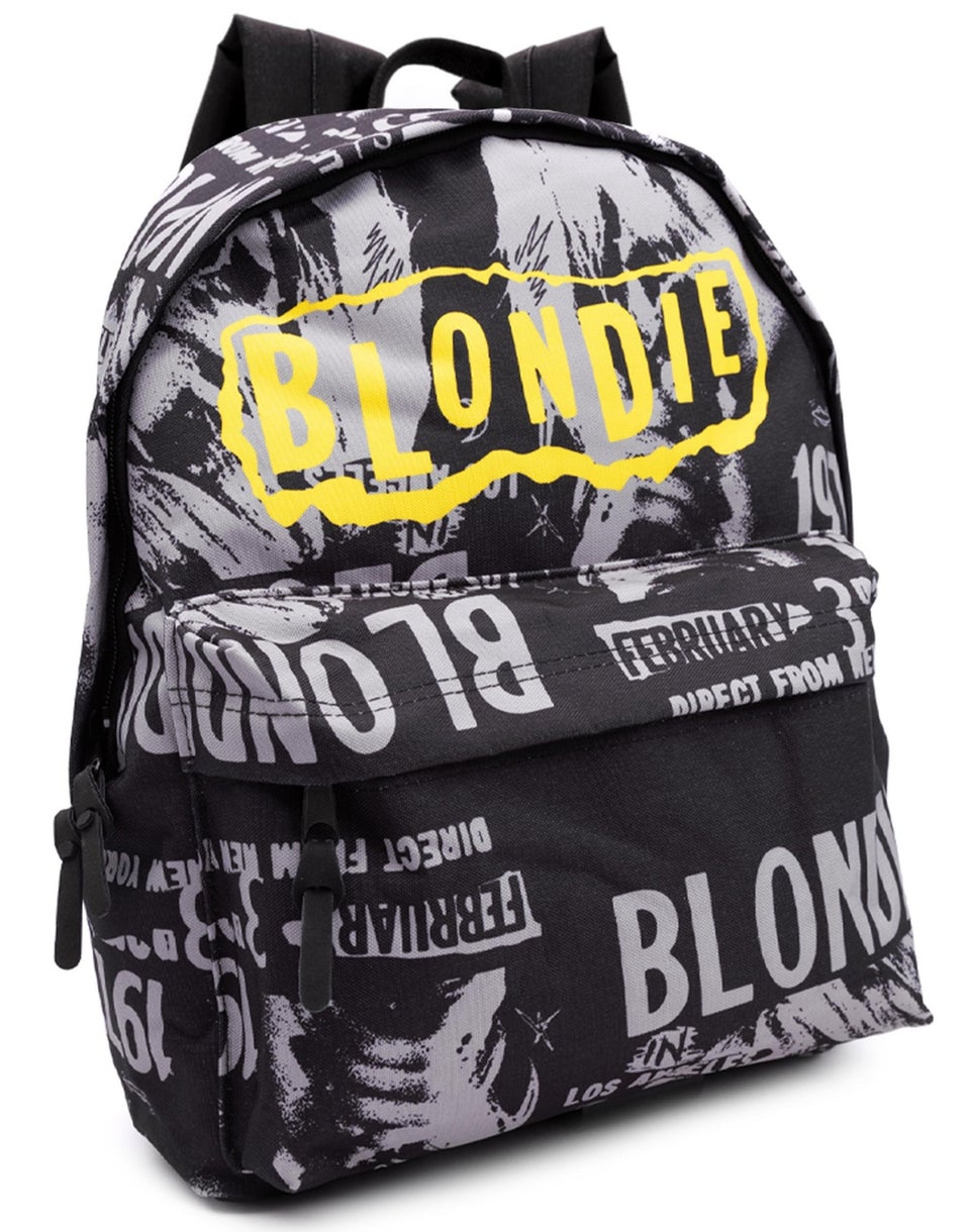 Blondie 1977 Band Poster Black Backpack