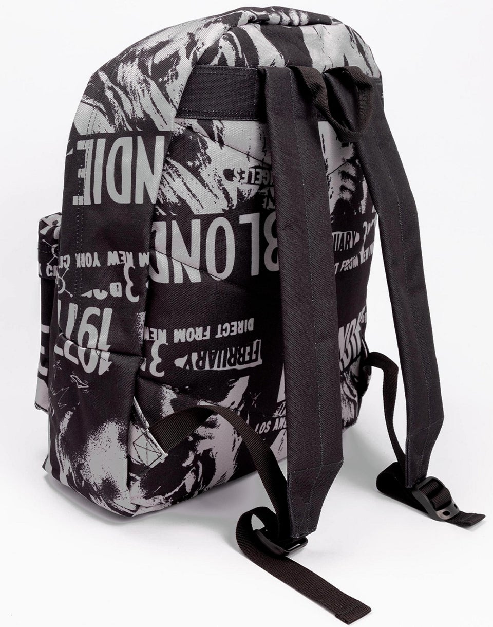 Blondie 1977 Band Poster Black Backpack