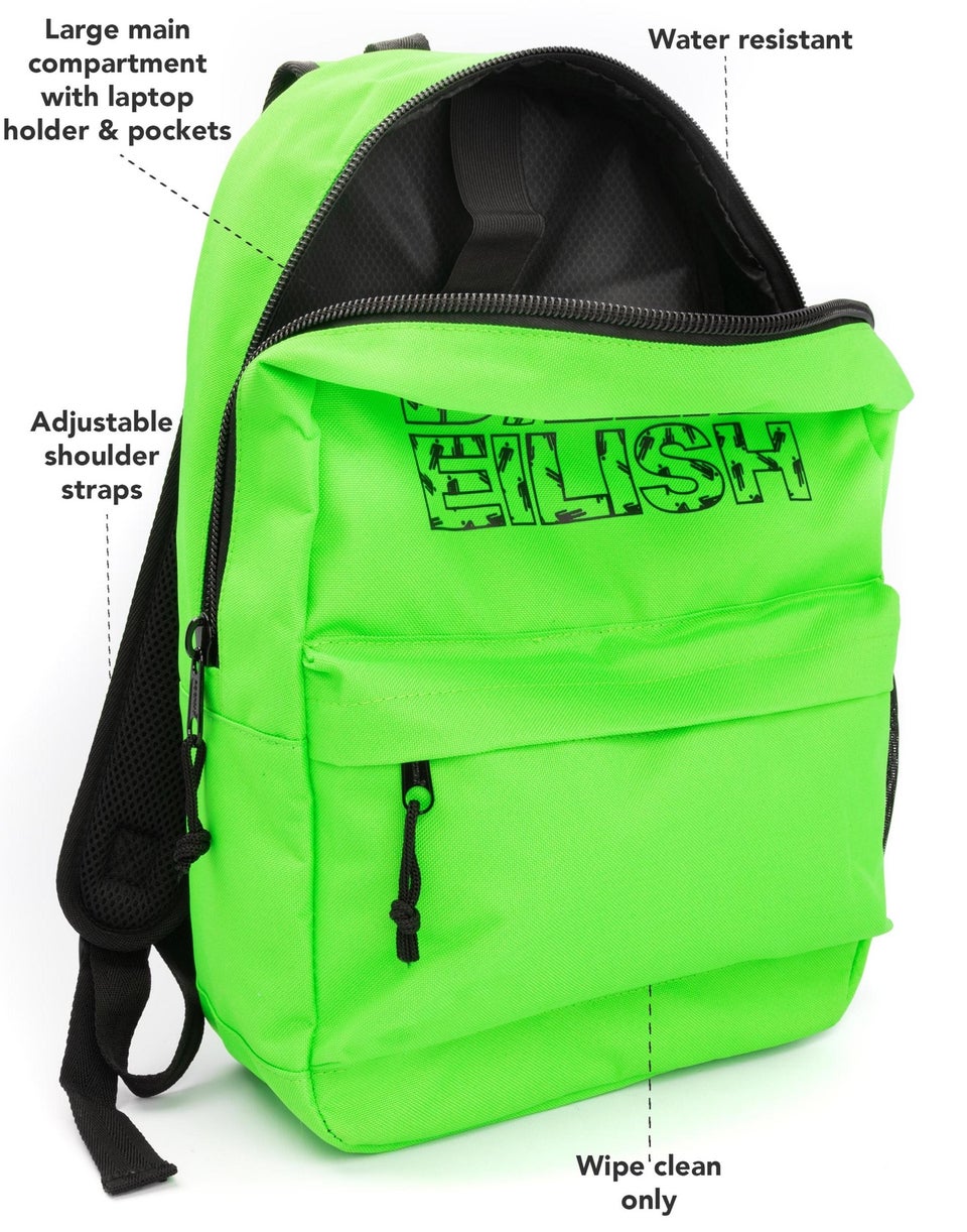 Rock Sax Billie Eilish Bag Guy Green Backpack