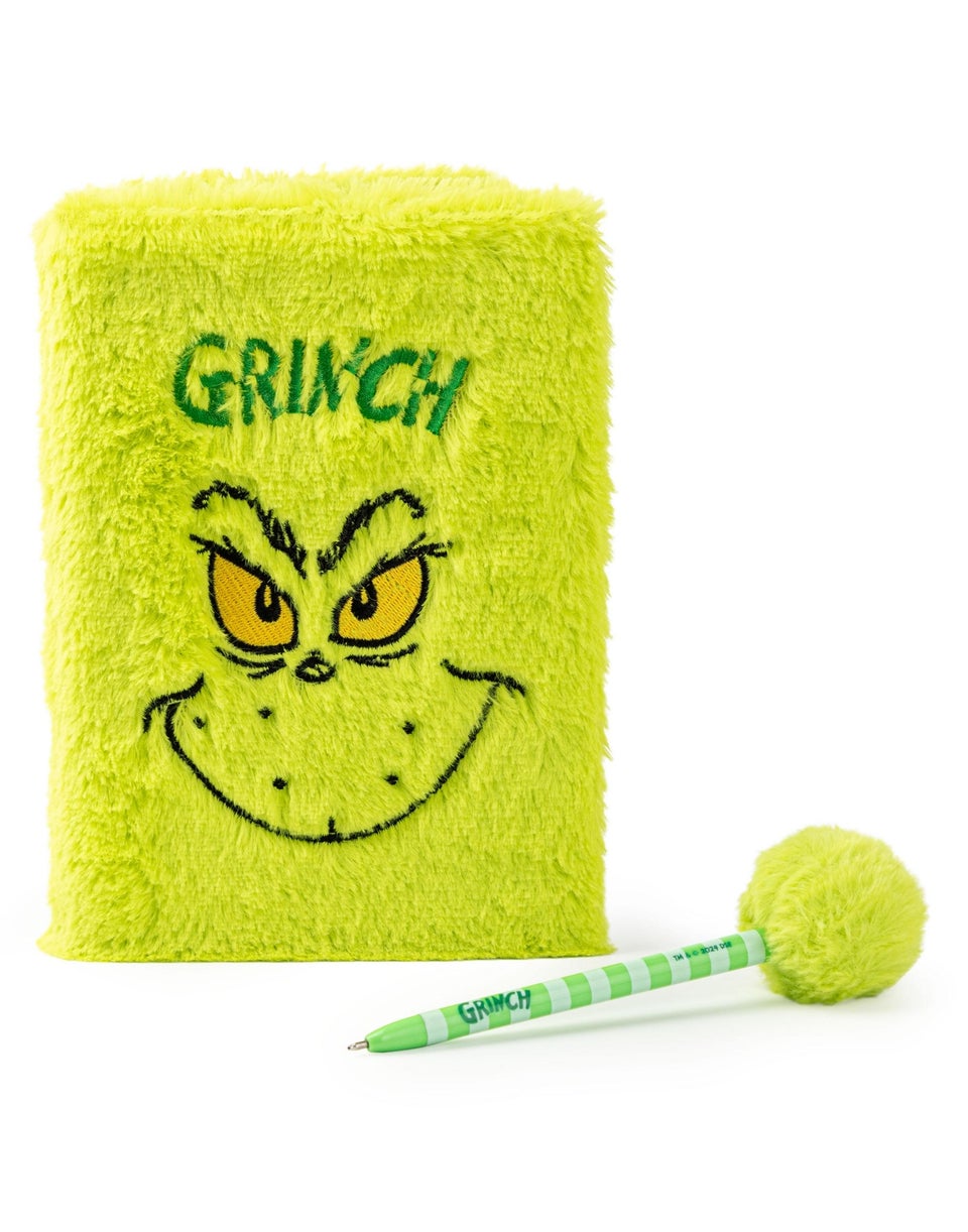 The Grinch Character Face Green Stationery Set
