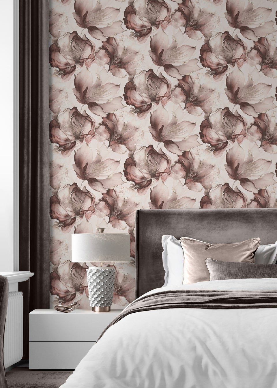 Muriva Elysian Floral Pink