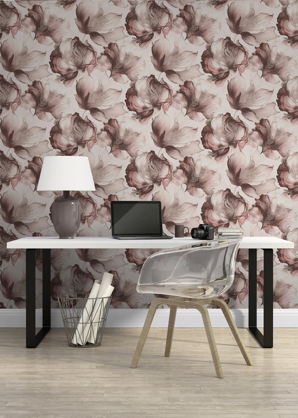 Muriva Elysian Floral Pink