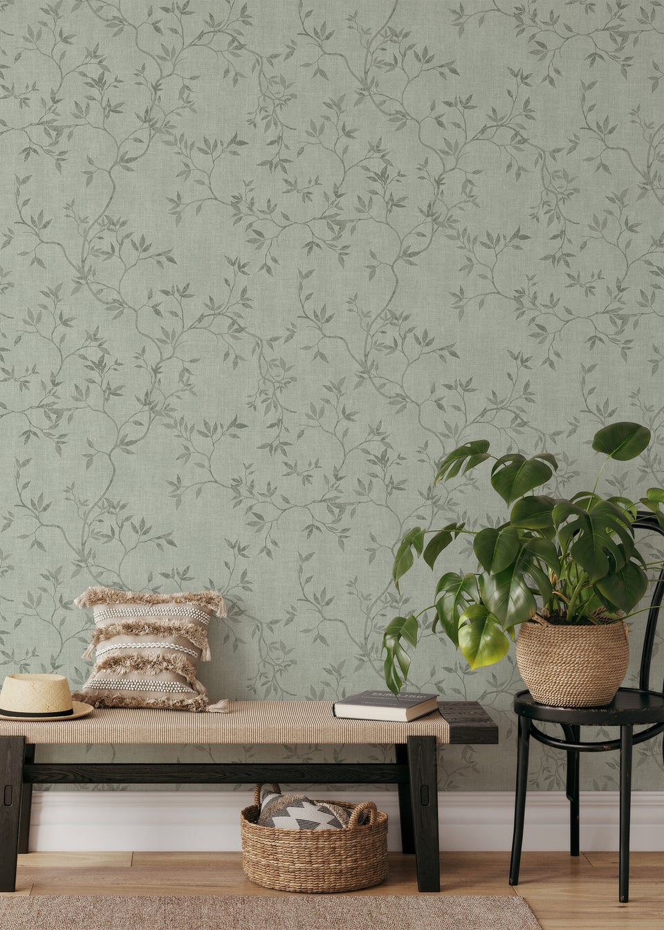 Darcy James Japandi Leaf Green
