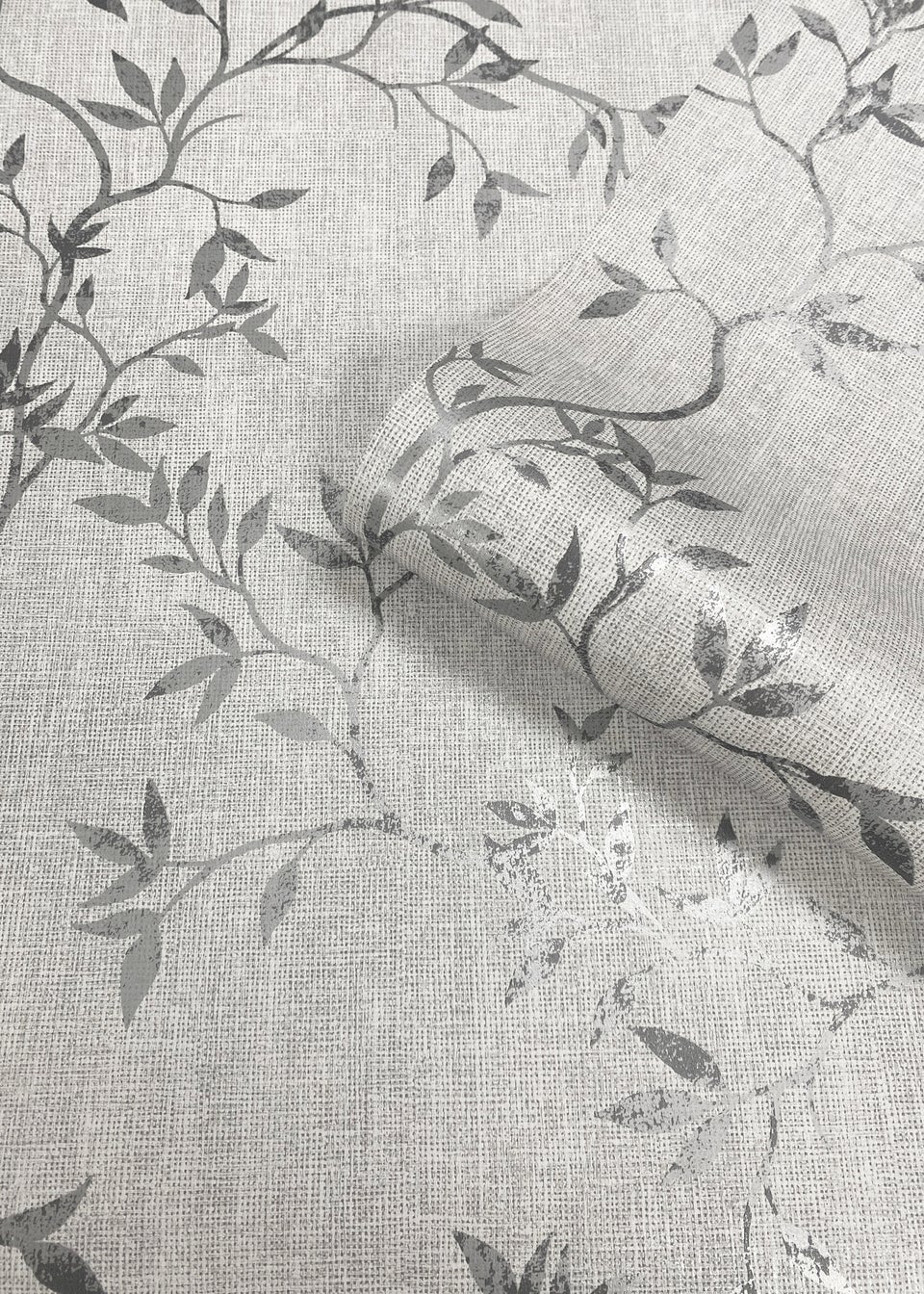Darcy James Japandi Leaf Grey