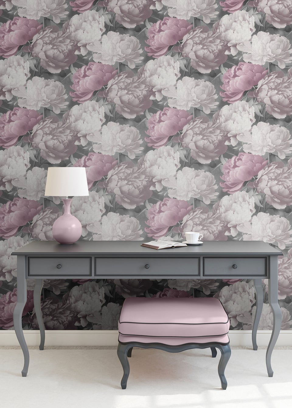 Muriva Doretta Floral Pink