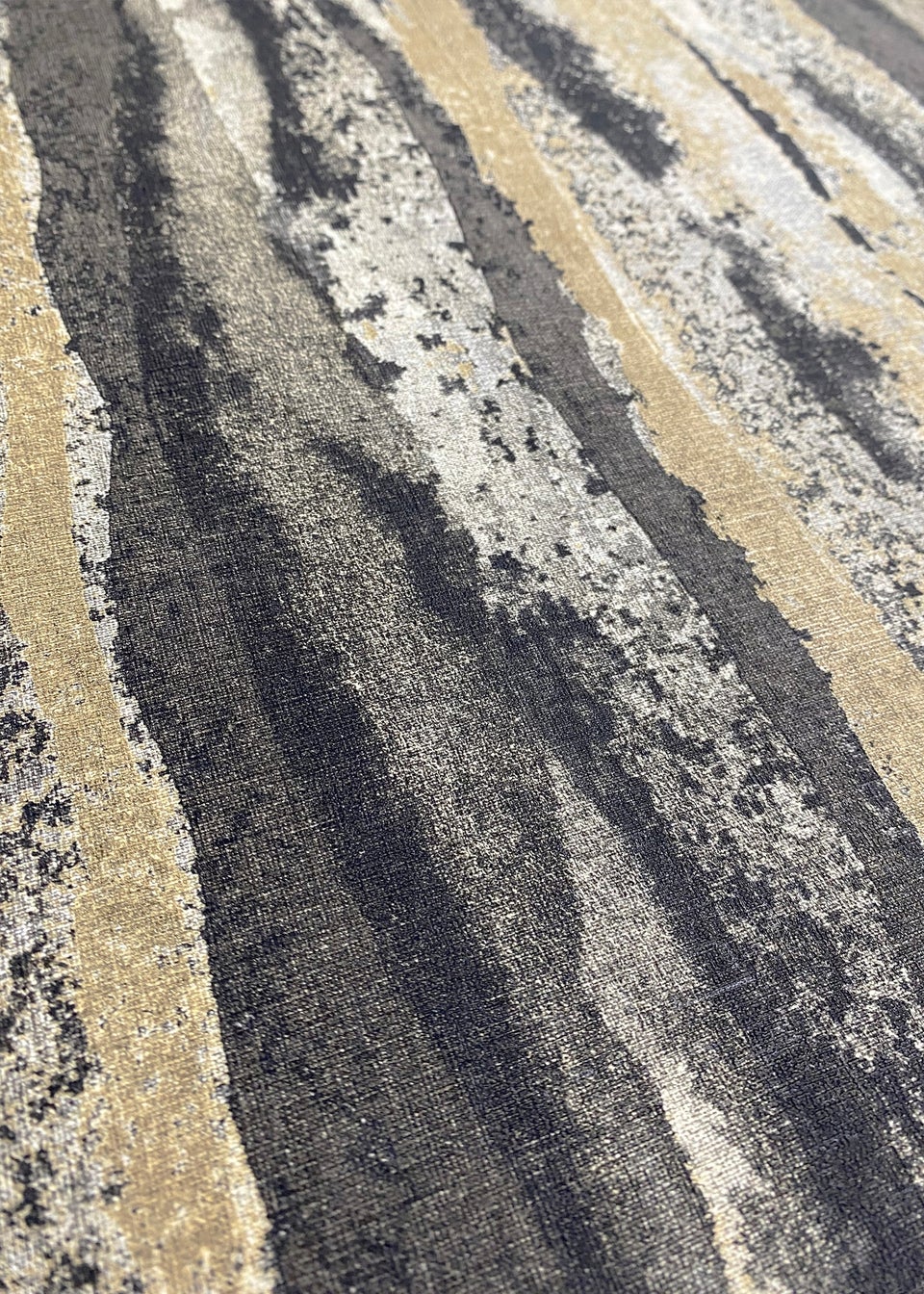 Muriva Soren Charcoal & Gold