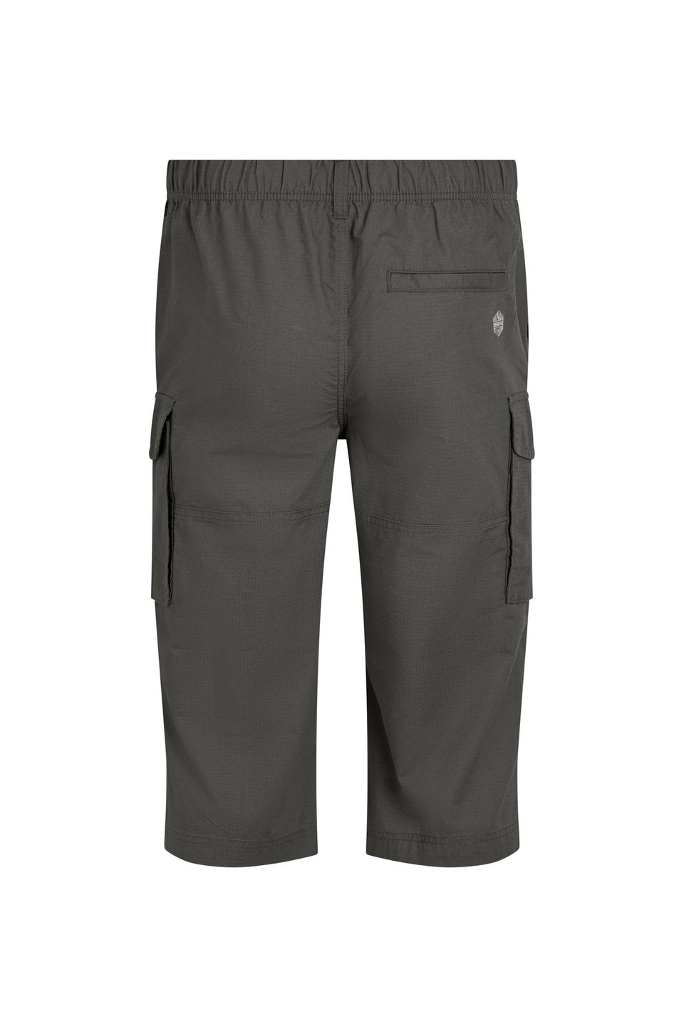 Weird Fish Dark Grey Summersville 3/4 Length Ripstop Cargo Trousers