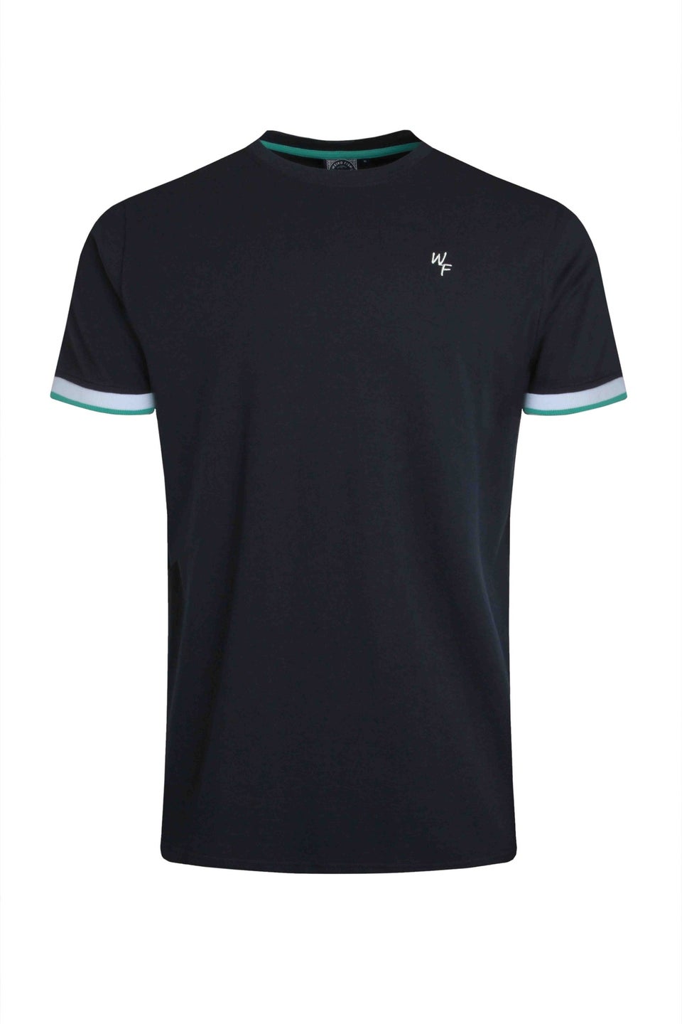 Weird Fish Navy Danville Pique T-Shirt