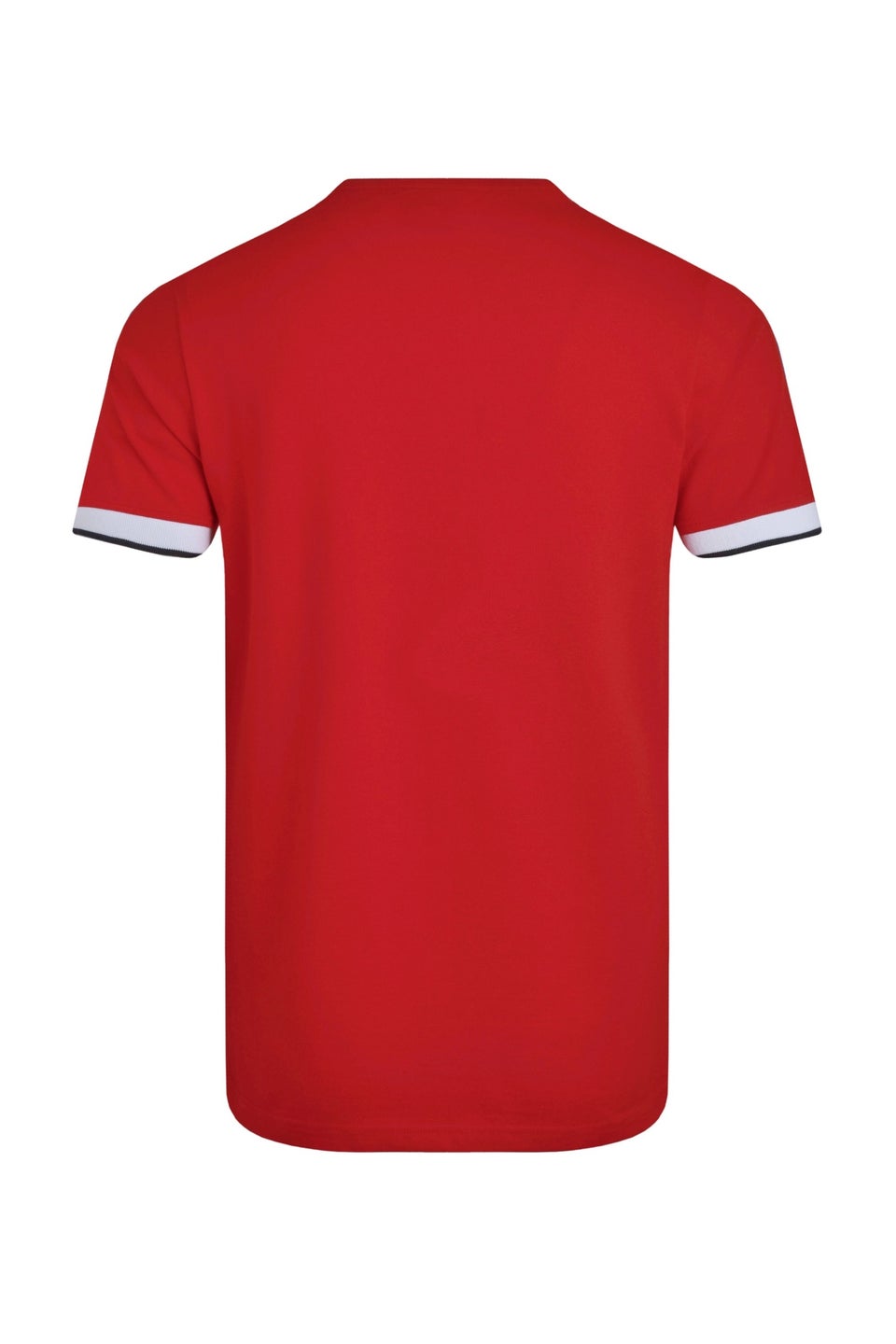 Weird Fish Retro Red Danville Pique T-Shirt