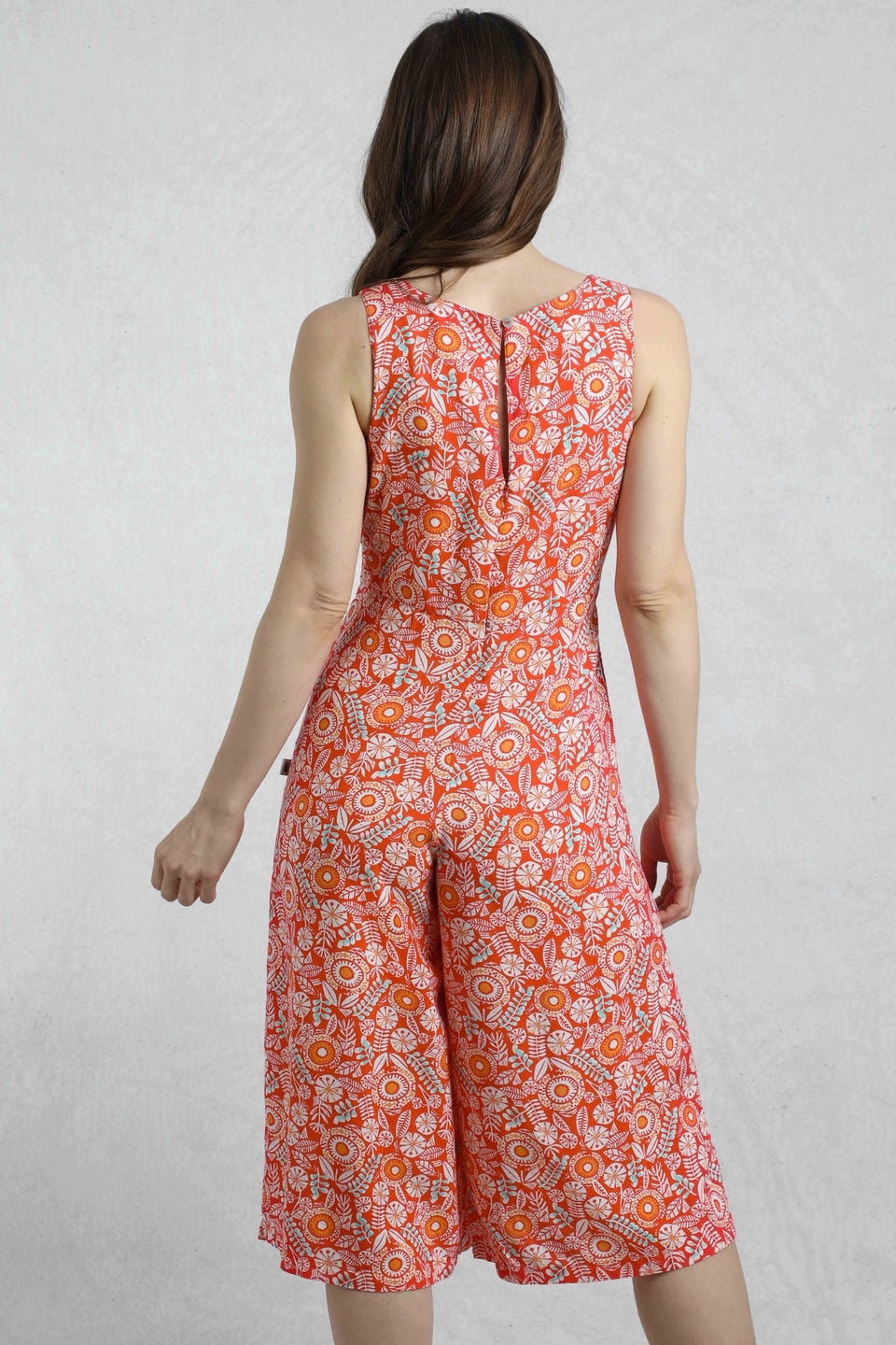 Weird Fish Tango Red Nalani Printed Jumpsuit