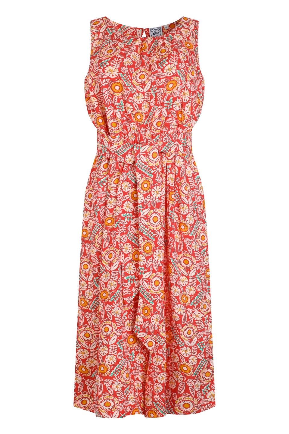 Weird Fish Tango Red Nalani Printed Jumpsuit