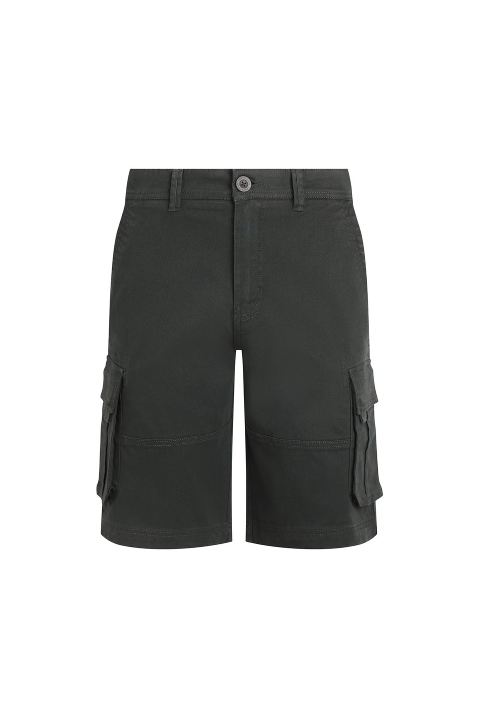 Weird Fish Washed Black Rigney Cargo Shorts