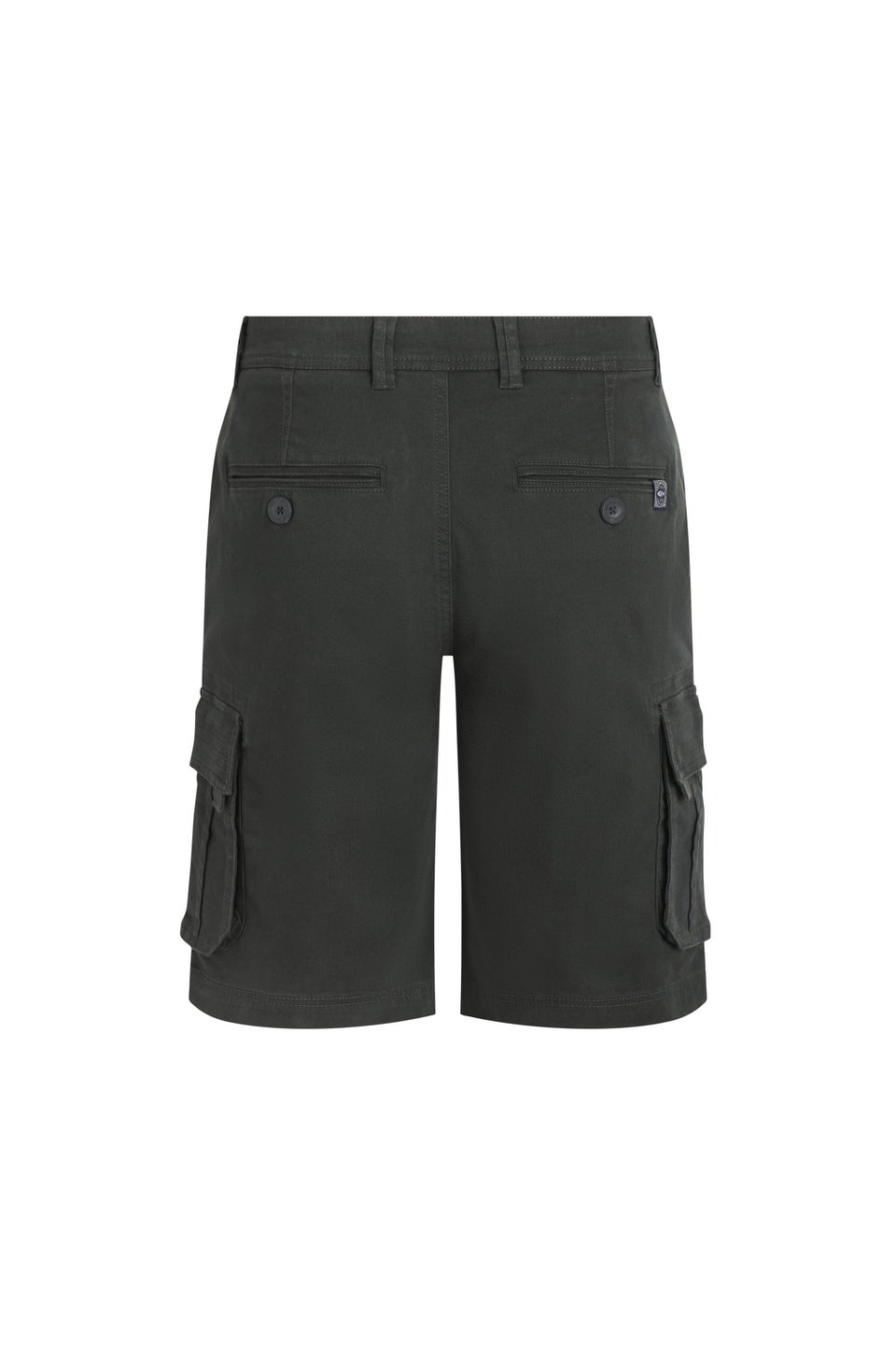 Weird Fish Washed Black Rigney Cargo Shorts
