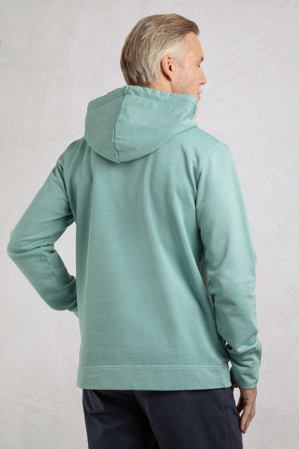 Weird Fish Pale Blue Woodside Sun-washed Loopback Hoodie