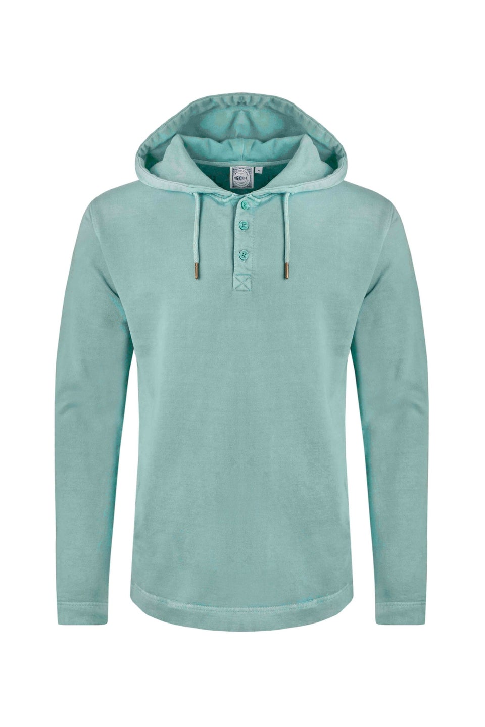 Weird Fish Pale Blue Woodside Sun-washed Loopback Hoodie