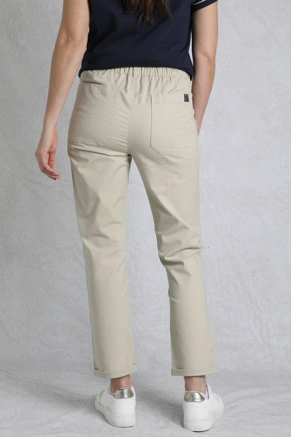Weird Fish Stone Malorri Chino Trousers