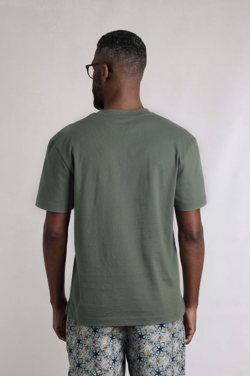 Weird Fish Army Green Keaton Super Soft Pocket T-Shirt
