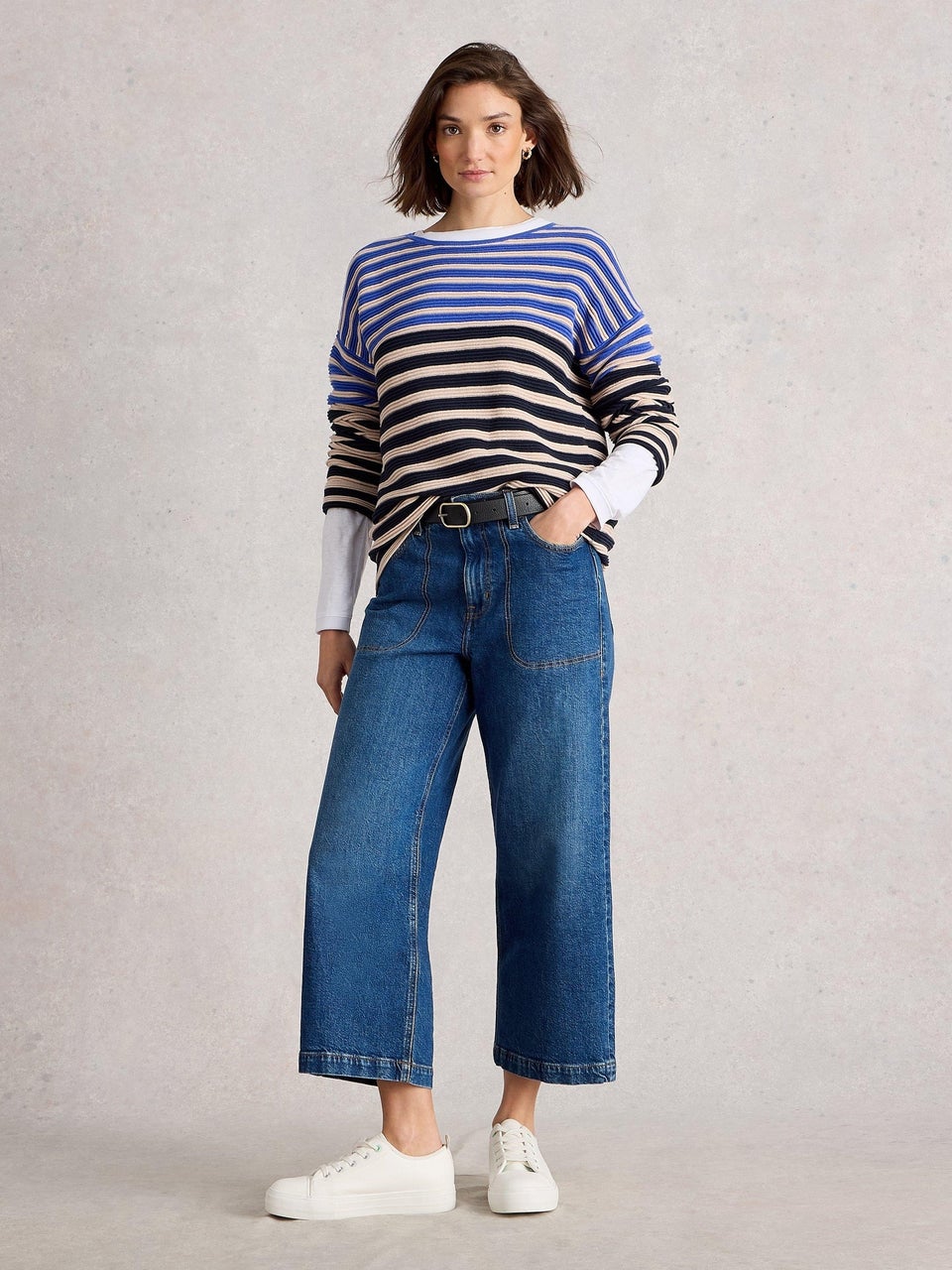 Gestreifter Pullover Jana