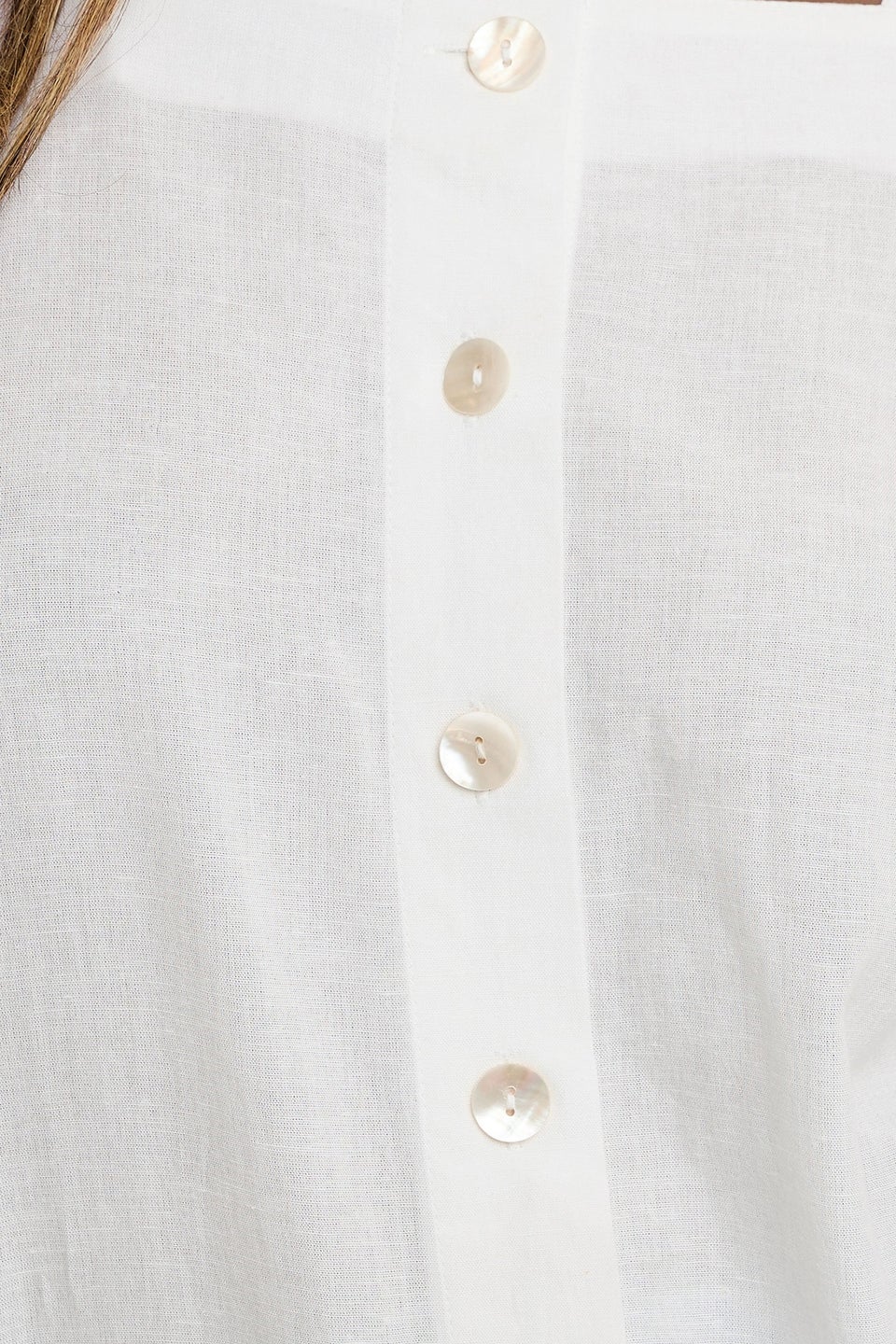 Yours Curve White Square Neck Vest Top