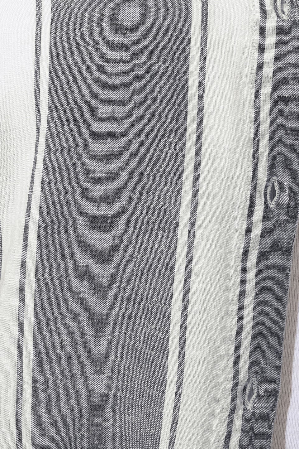 Yours Curve Blue Stripe Linen Shirt