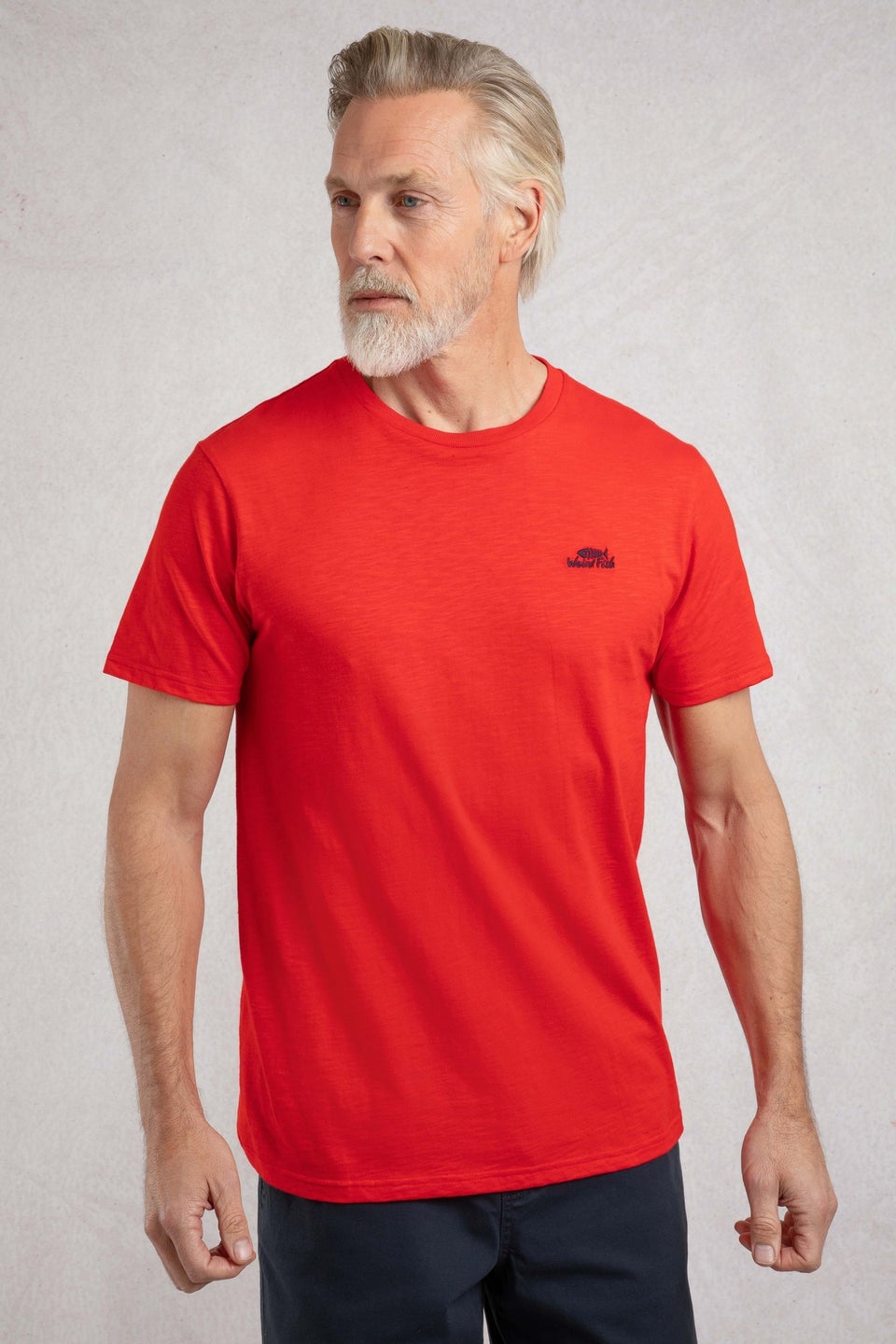 Weird Fish Retro Red Fished Branded T-Shirt