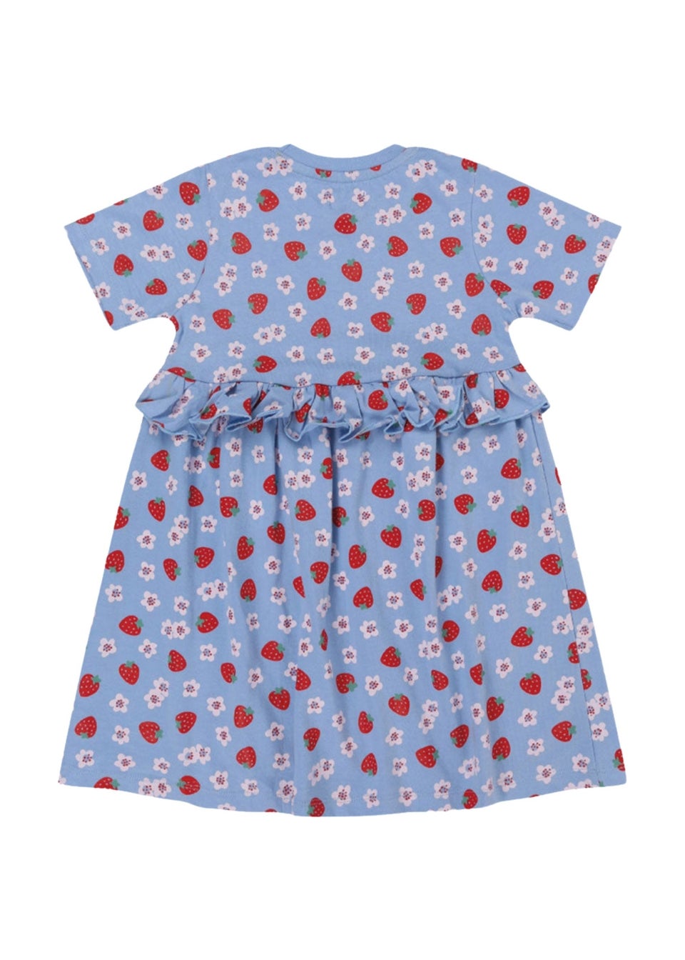 Lilly & Sid Blue Strawberry Print Dress (0-8 Years)