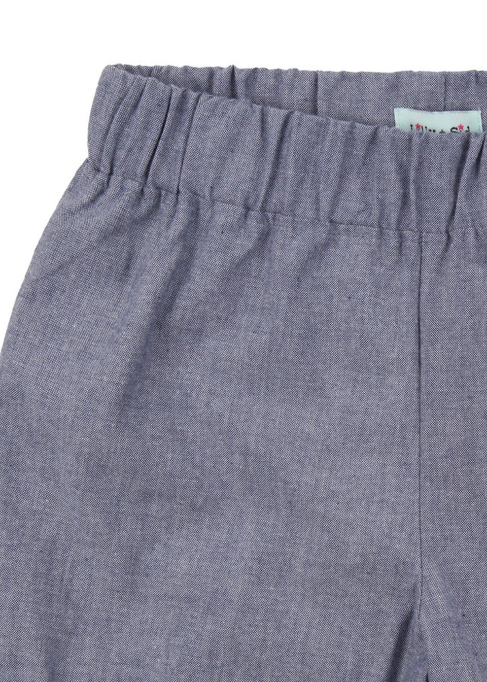 Lilly & Sid Blue Busy Bee Applique Shorts (24 Months- 8 Years)