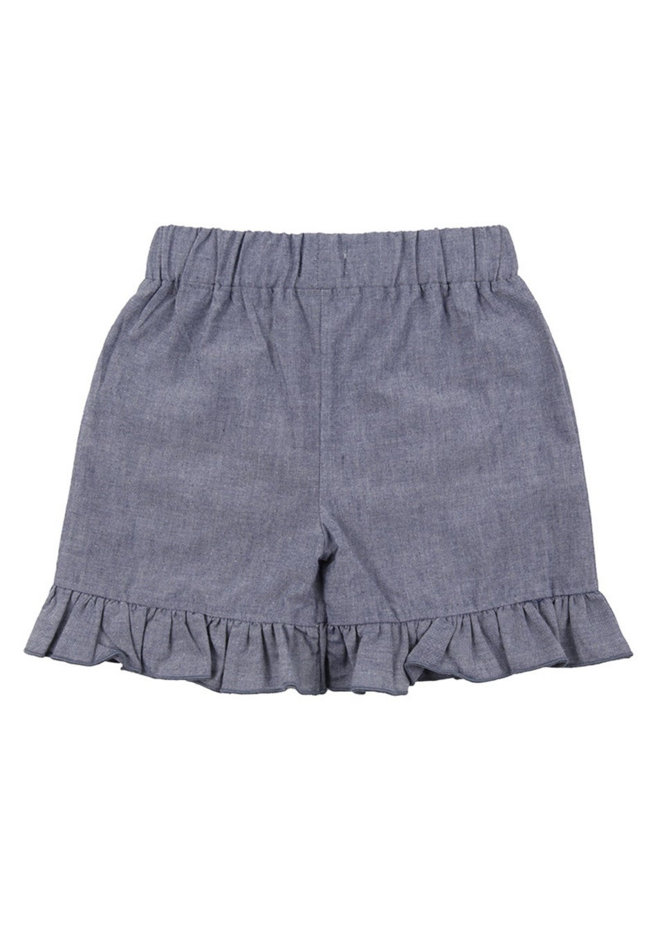 Lilly & Sid Blue Busy Bee Applique Shorts (24 Months- 8 Years)