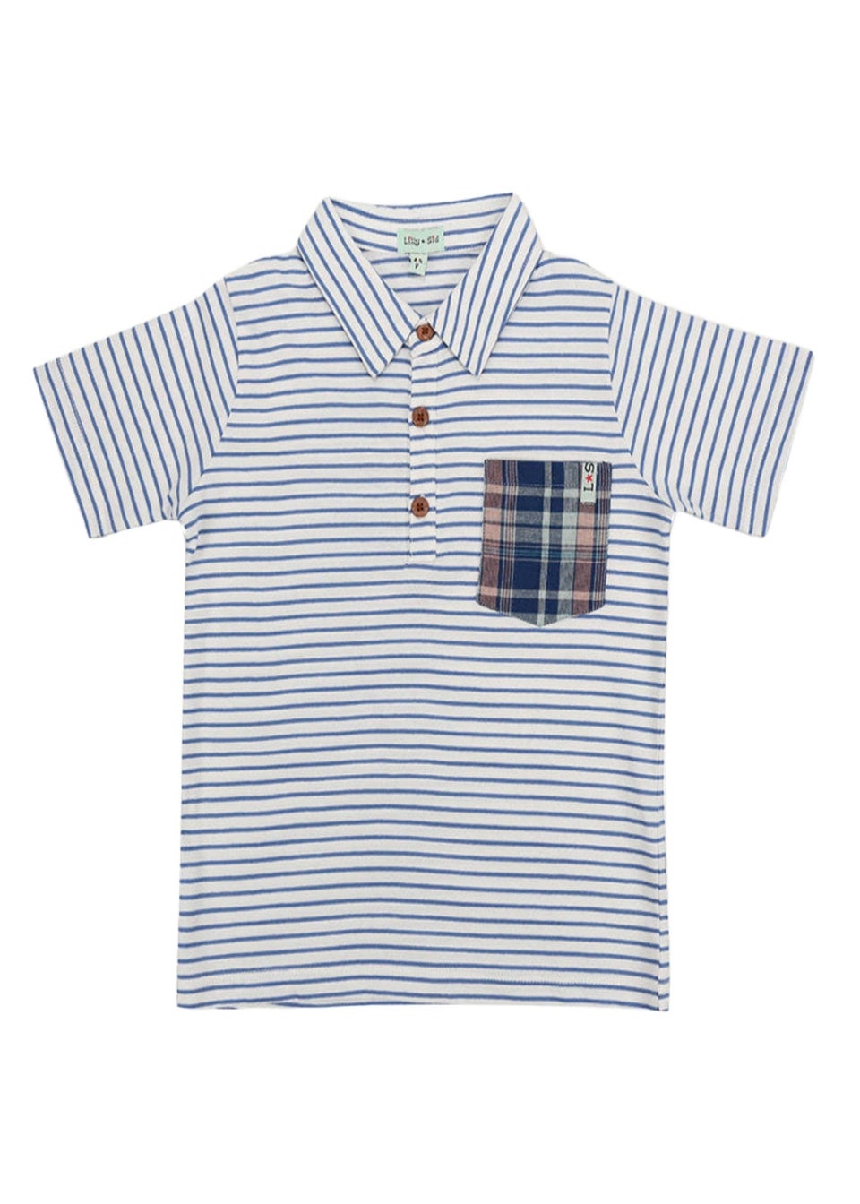 Lilly & Sid Multicoloured Stripe Print T-Shirt (24 Months- 8 Years)