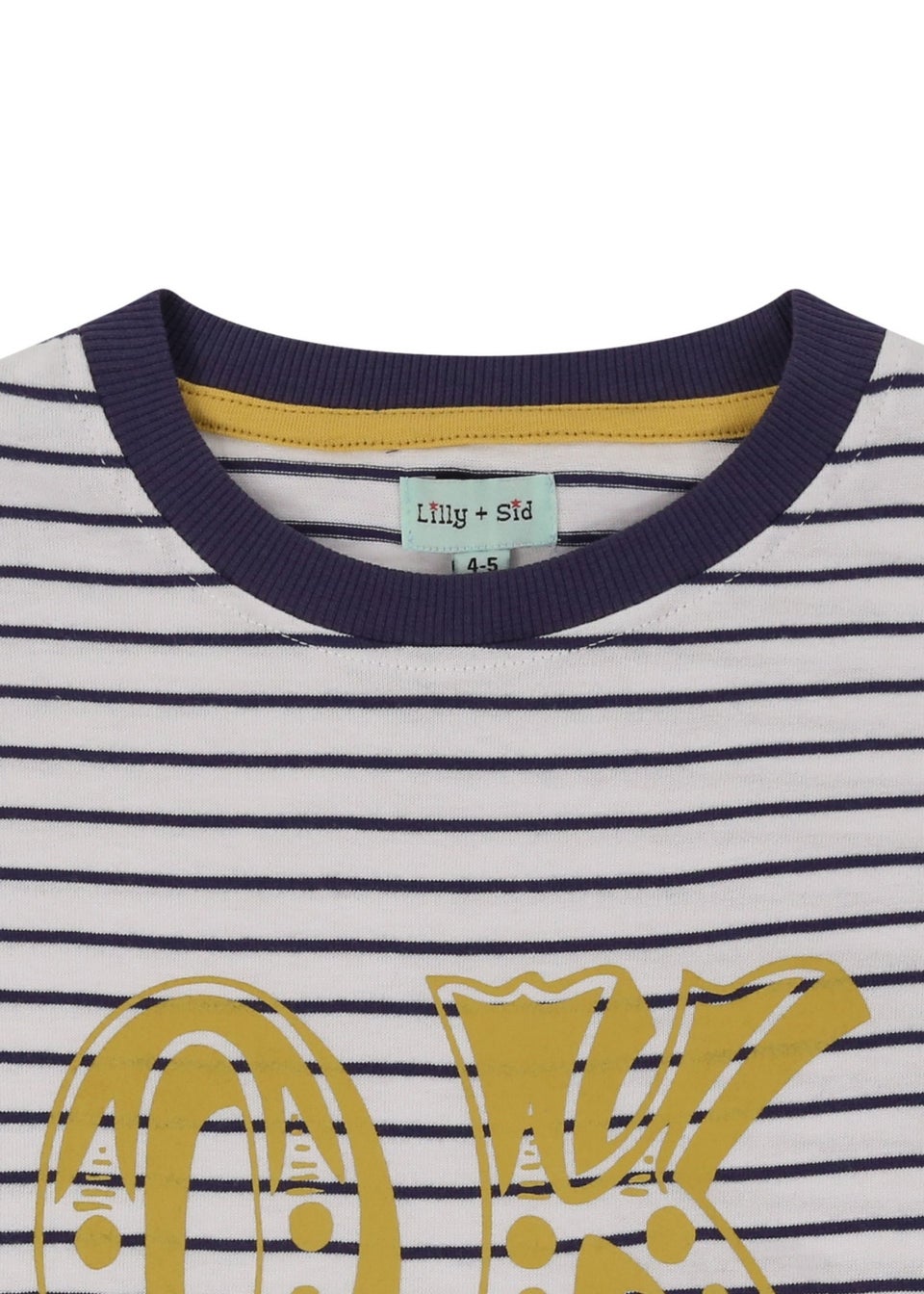 Lilly & Sid Multicoloured Ok Slogan Print T-Shirt (24 Months- 8 Years)