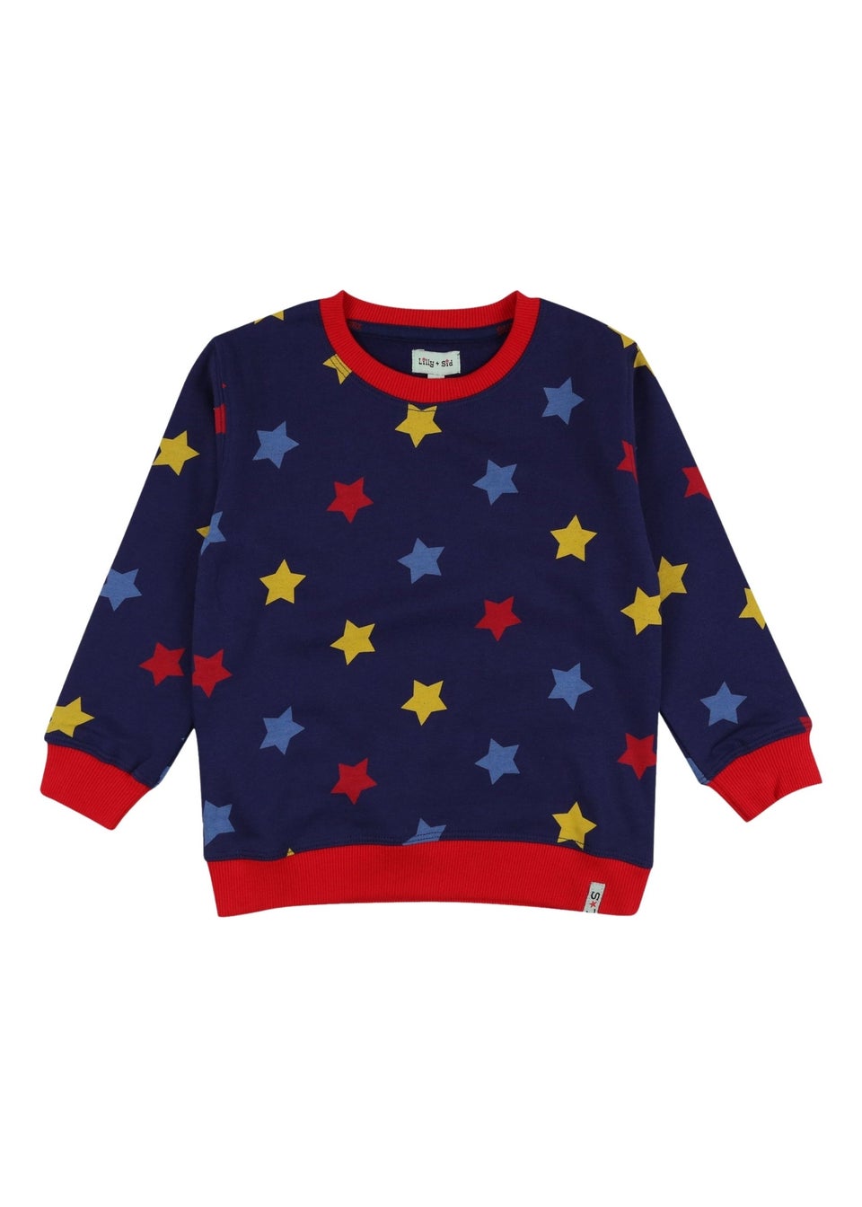 Lilly & Sid Navy Star Print Sweatshirt (0-8 Years)