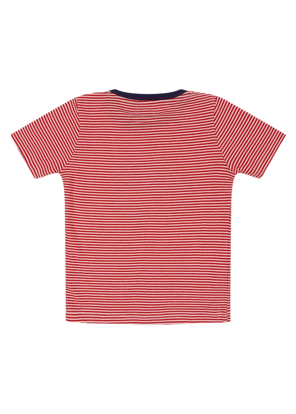 Lilly & Sid Red Car Applique T- Shirt (24 Months- 8 Years)