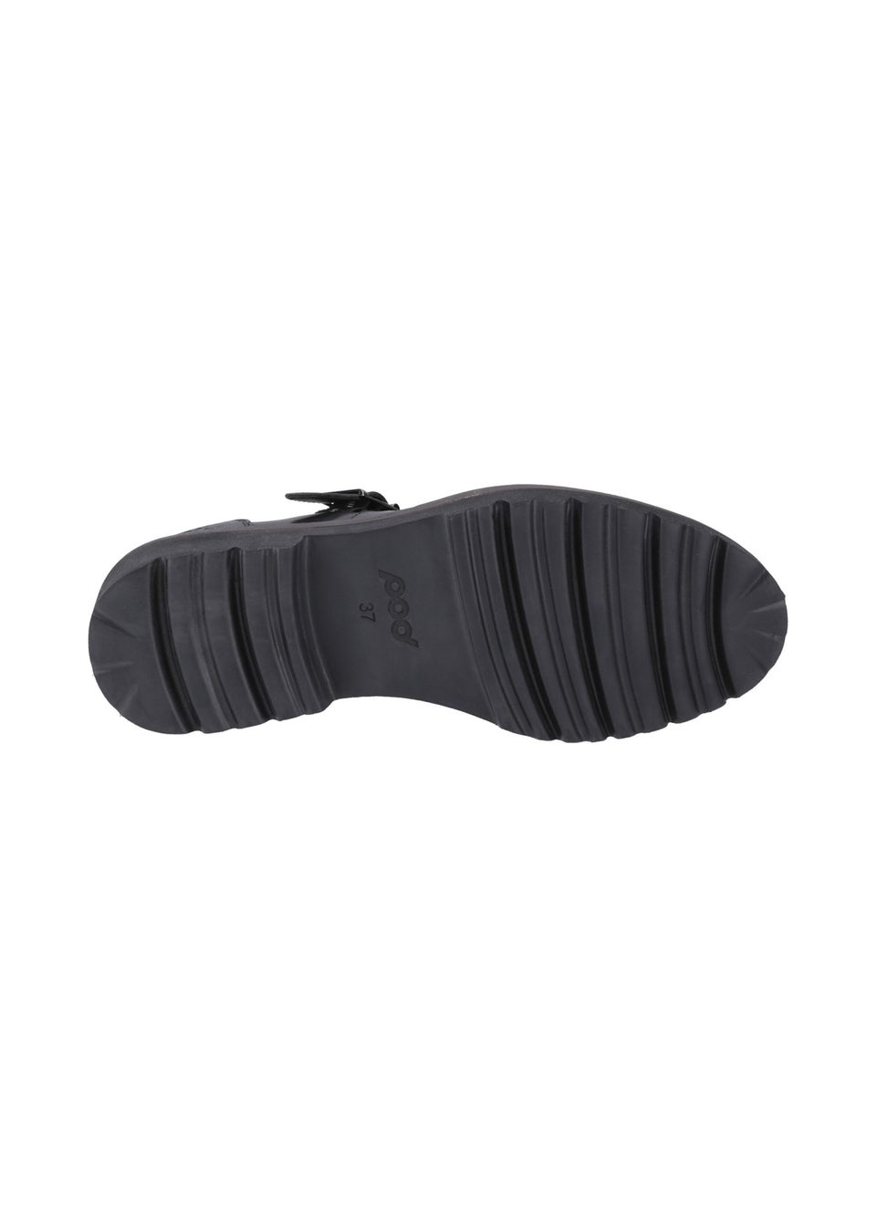 Pod Black Kylee Lace Up T-Bar