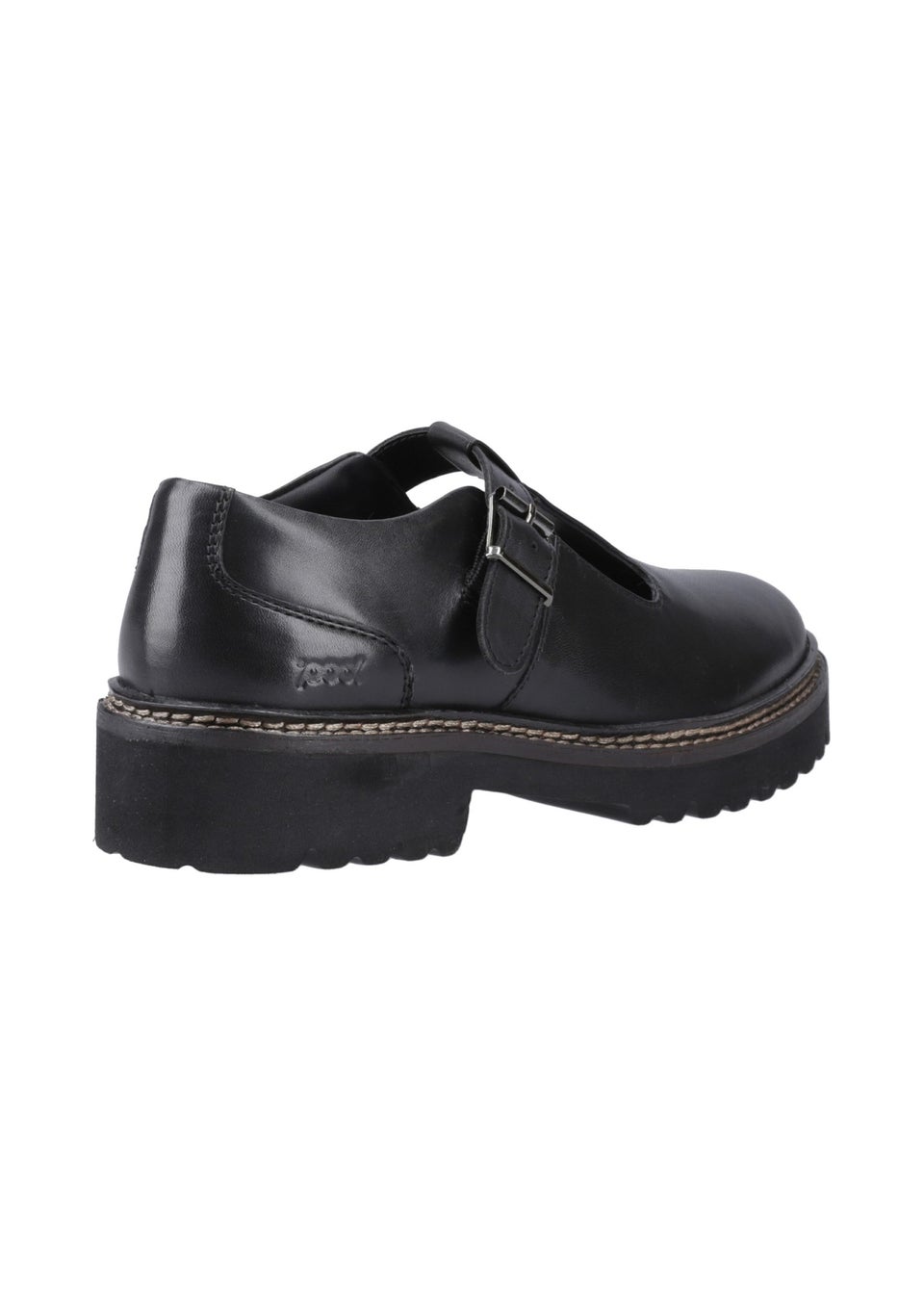 Pod Black Kylee Lace Up T-Bar