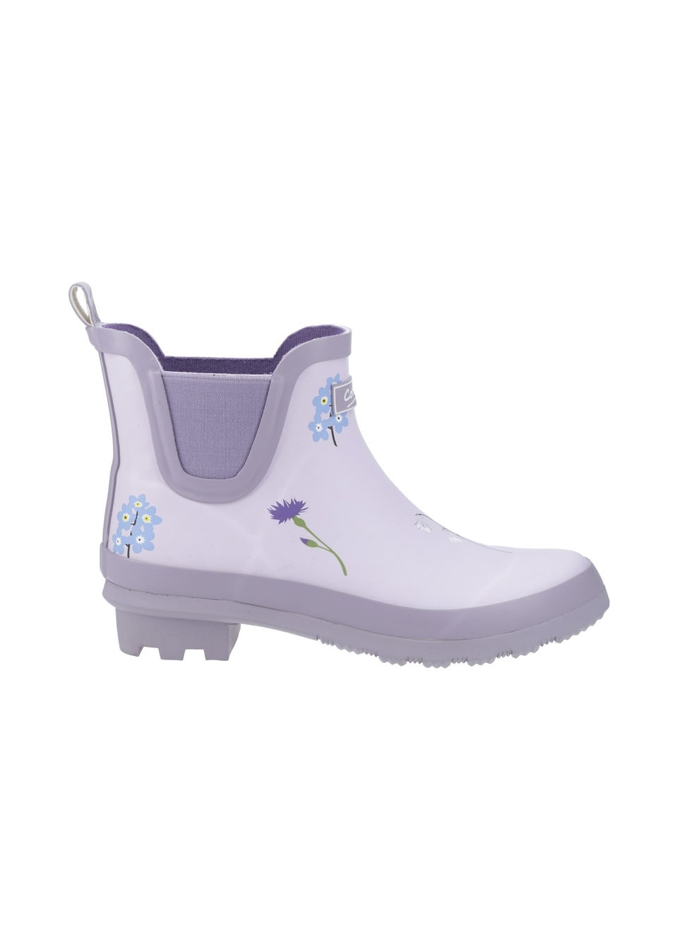 Cotswold Lilac Wildflower Ankle Wellingtons