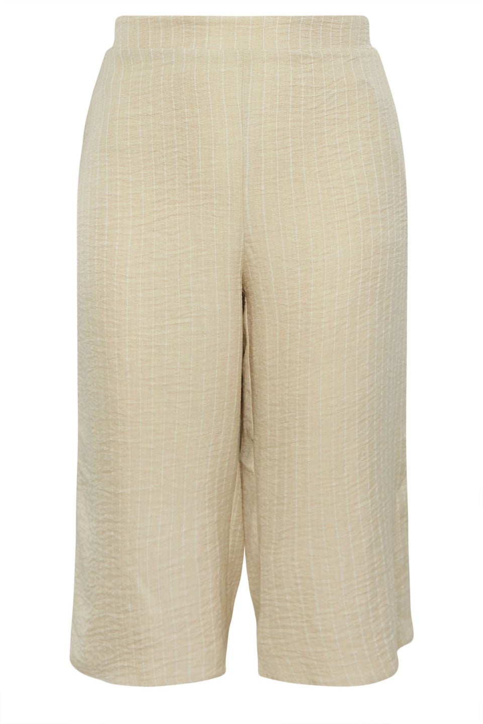 Evans Curve Natural Brown Wide Leg Culottes